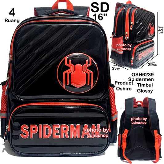 16 inch Spiderman New Premium Backpack Hamp