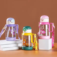 زجاجة مياه بمقبضين للأطفال سعة 380 مل