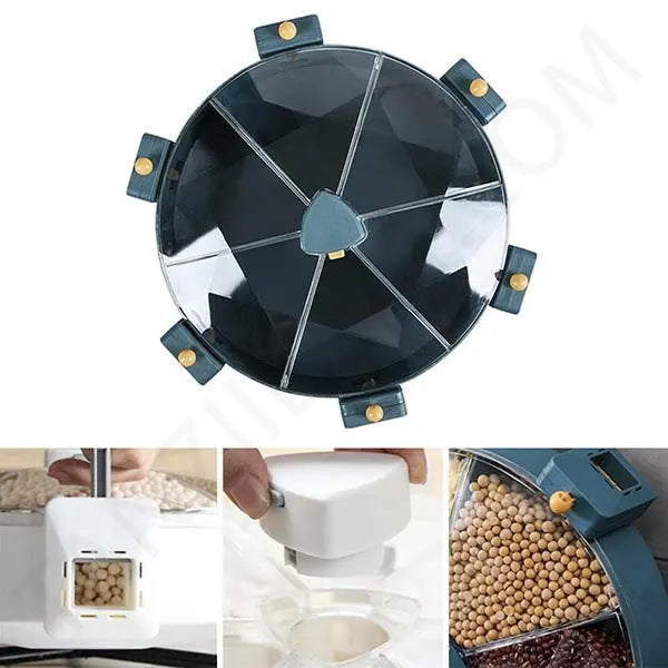 360 Rotating Grain Tank Storage Containers Wall Mounted