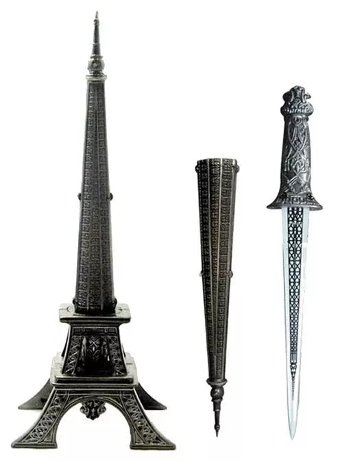 Eiffel Tower with Knife