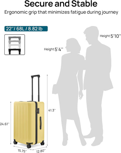 Checked Luggage 22 inch