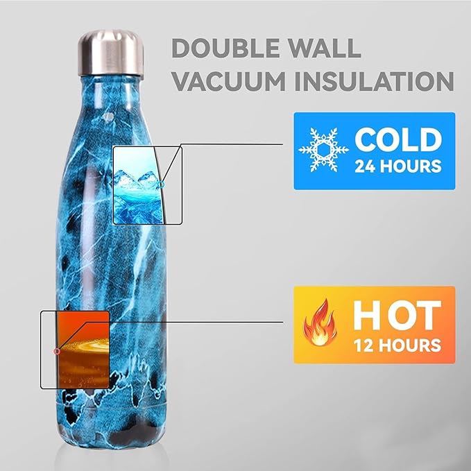 Colorful Stainless Steel Water Bottle 750ML
