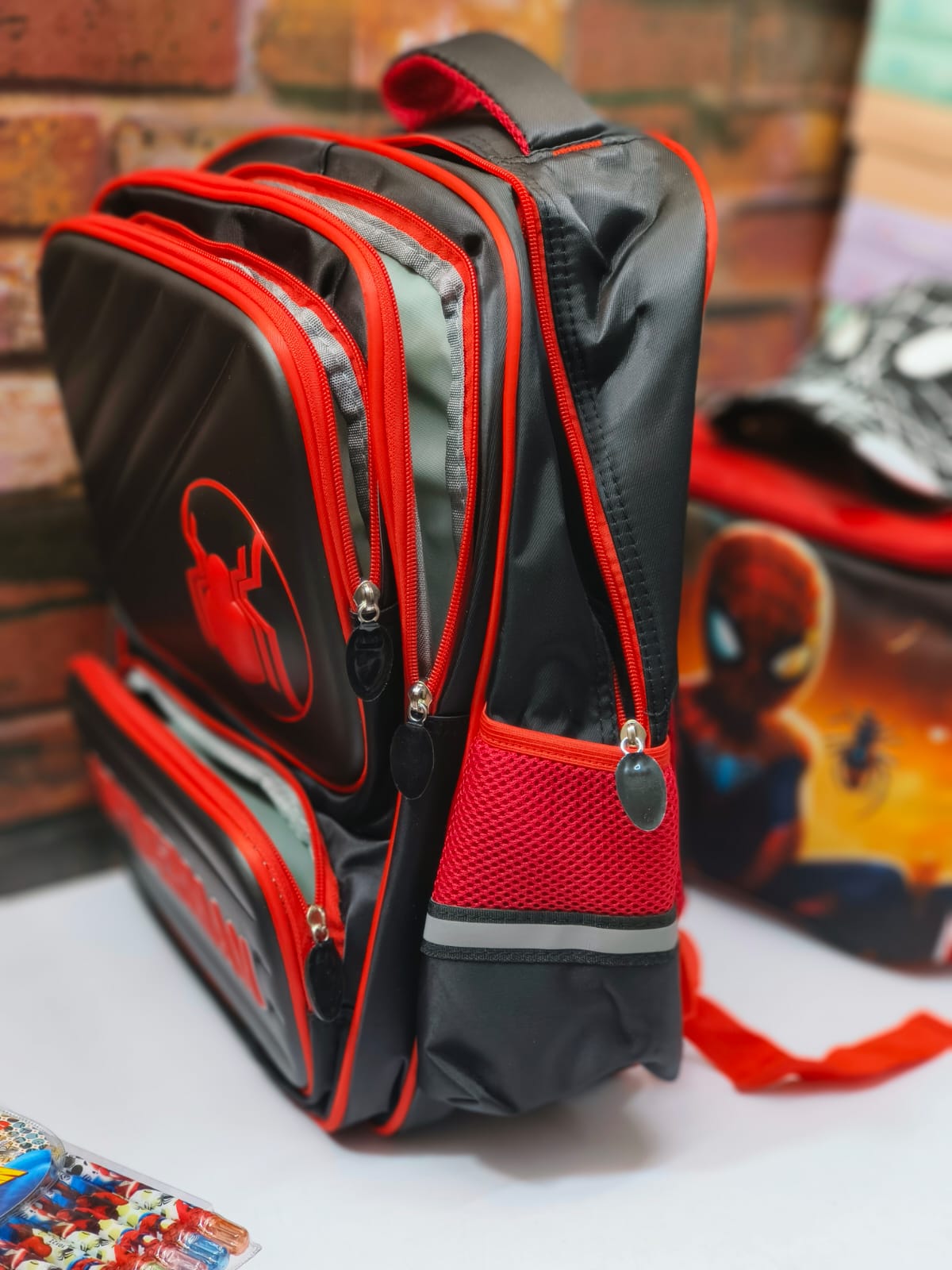 16 inch Spiderman New Premium Backpack Hamp