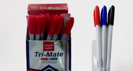 Ballpoint Pen Box and 1 pcs (Tri-Mate)