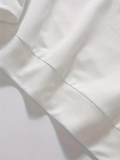 Men'S Casual Crew Neck Sweatshirt (NOT A PATIENT)"  - White, Long Sleeve T-Shirt